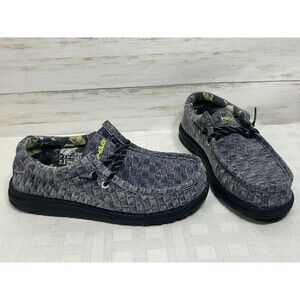 Hey Dude Wally Break Men’s Slip-on Shoe Size 8 Blue Gray Color Cali Boardwalk